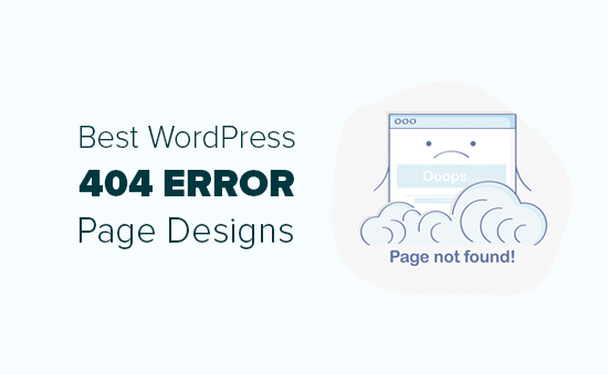 Najlepsze WordPress 404 Błędy Projektowanie Stron Przykłady