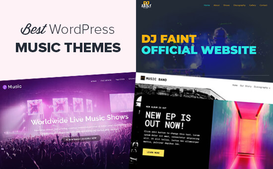 Best WordPress Themes for Musicians and Bands