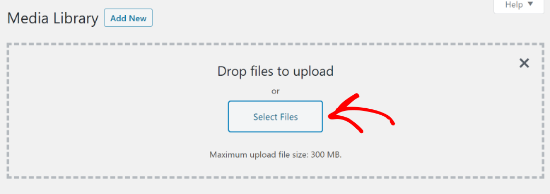 drop files to upload