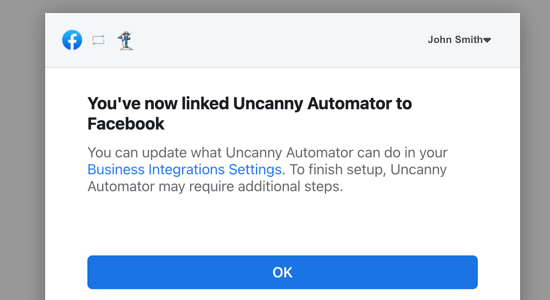 Uncanny Automator Is Now Linked to Facebook