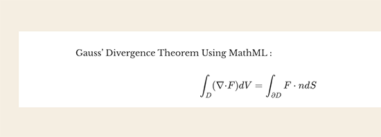 MathML preview