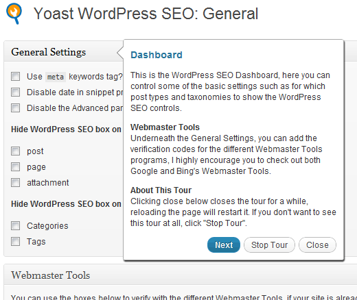 Yoast WordPress SEO Pointers
