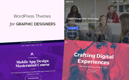 Best WordPress themes for graphic Designers