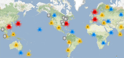 Mapa Świata WordPress