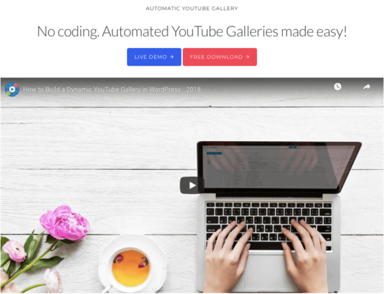 Automatic YouTube gallery Automatic YouTube gallery