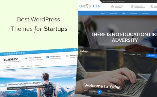 Best WordPress themes for startups Best WordPress themes for startups