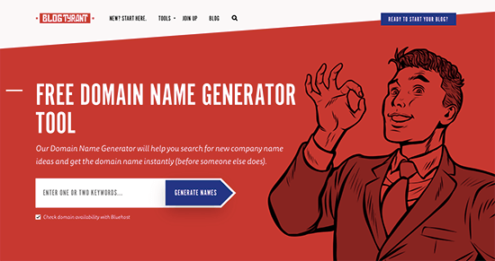 Blogtyrant Blog Name Generator
