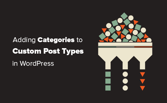 Adding categories to custom post types in WordPress