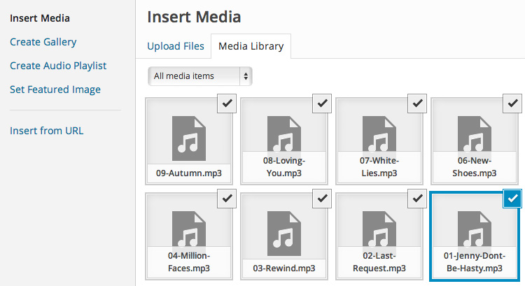 create-audio-playlist-1 Creating an Audio Playlist