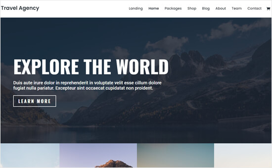 Divi WordPress hotel theme Divi WordPress hotel theme
