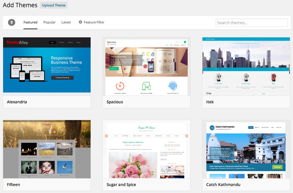 install-wordpress-themes-new New Way of Installing New Themes