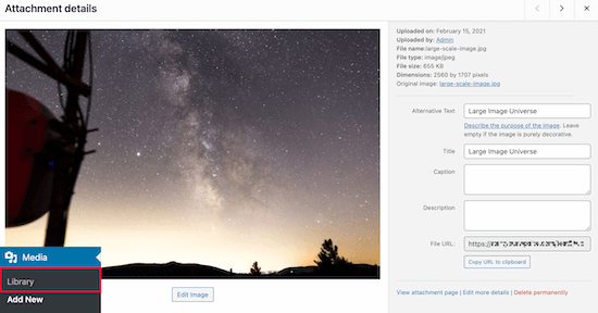 Large image media library Large image media library