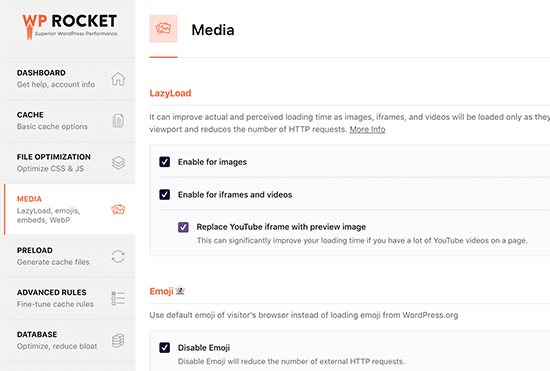 WP Rocket lazy load images