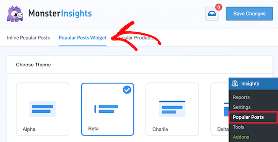 MonsterInsights popular posts