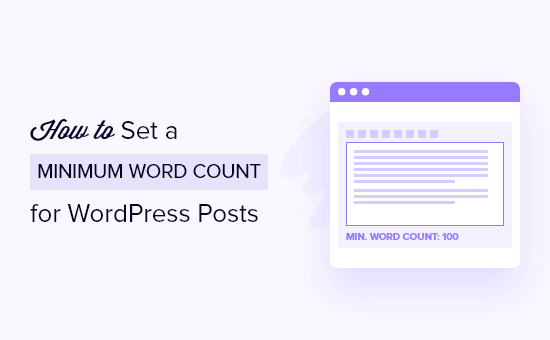 Ustaw minimalną liczbę słów dla postów WordPress