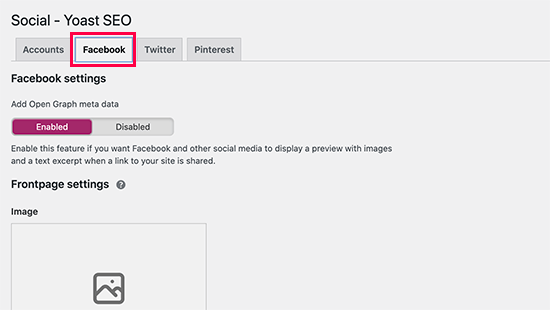 Enable Facebook Open Graph in WordPress using Yoast SEO