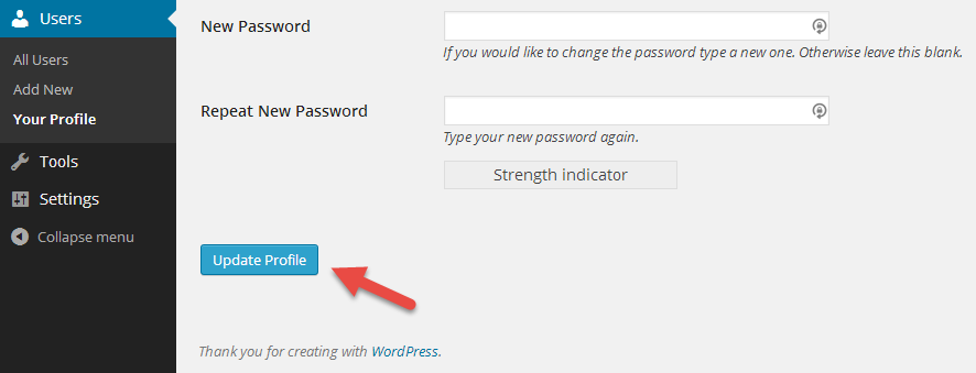 Google Authenticator Update Profile