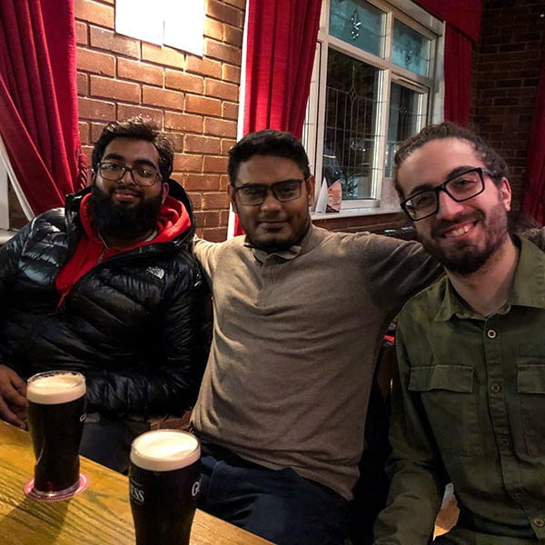 Drinking together at WordCamp