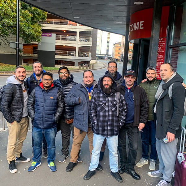 Tim and staff at WC Manchester