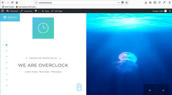 A Local site ready for remote viewing