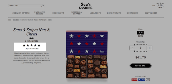B2B and B2C Websites - Sees Candies Proof