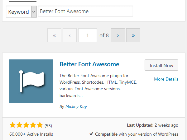 Better-Font-Awesome-Plugin-Install-and-Activate
