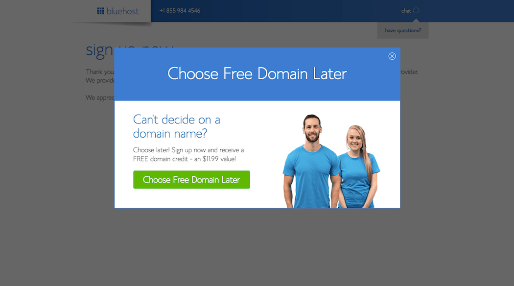 bluehost-choose-domain
