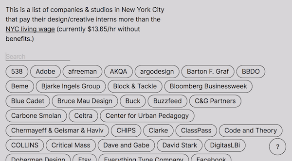 Brutalist Web Design - Paid Internships