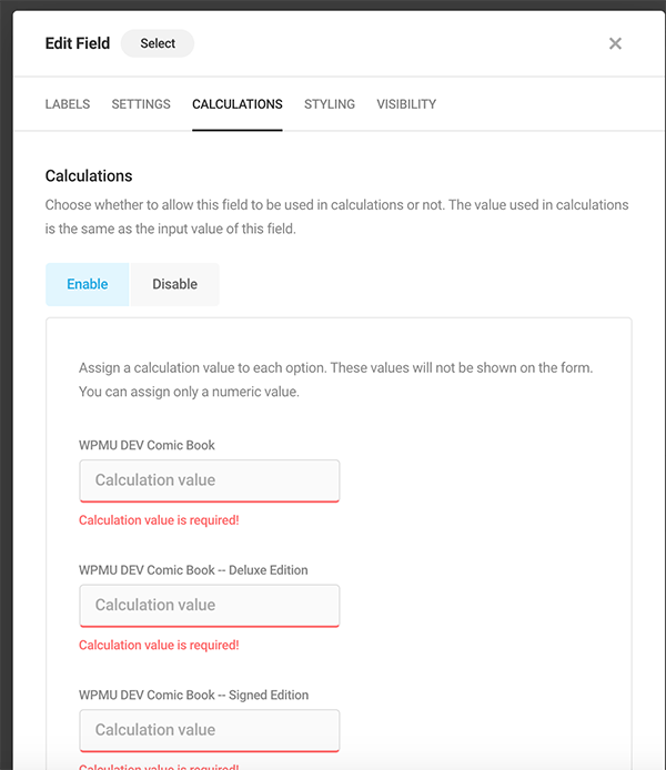 calculations-forminator Calculations value page for Forminator.