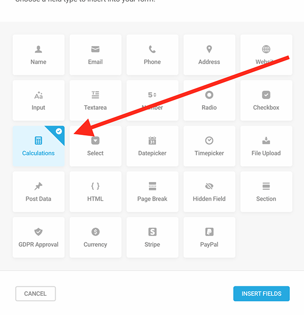 calculations-tab-forminator Calculations tab in Forminator.