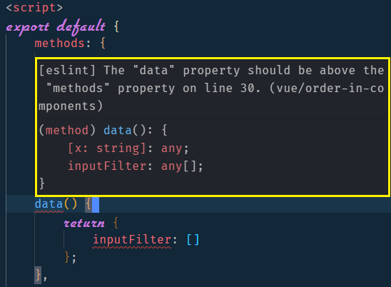 configuring eslint for vue wordpress