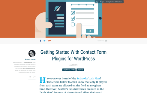 Help your visitors reach you with a great contact form.