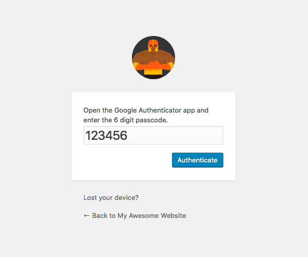 Defender two-factor authentication