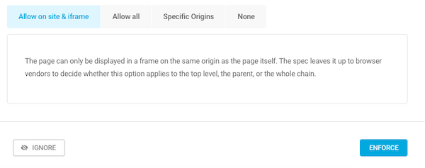 defender-feature-policy The feature policy header gives you extra options