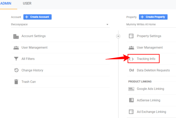 WhereTo Find the Tracking Info for Google Analytics