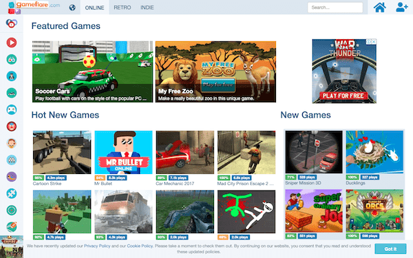 game-flare A look at GameFlare a website that allows you to embed online games