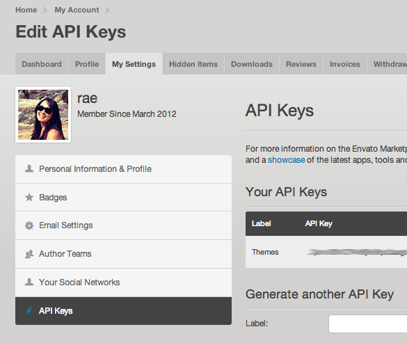 generate-api-key Generate API Key