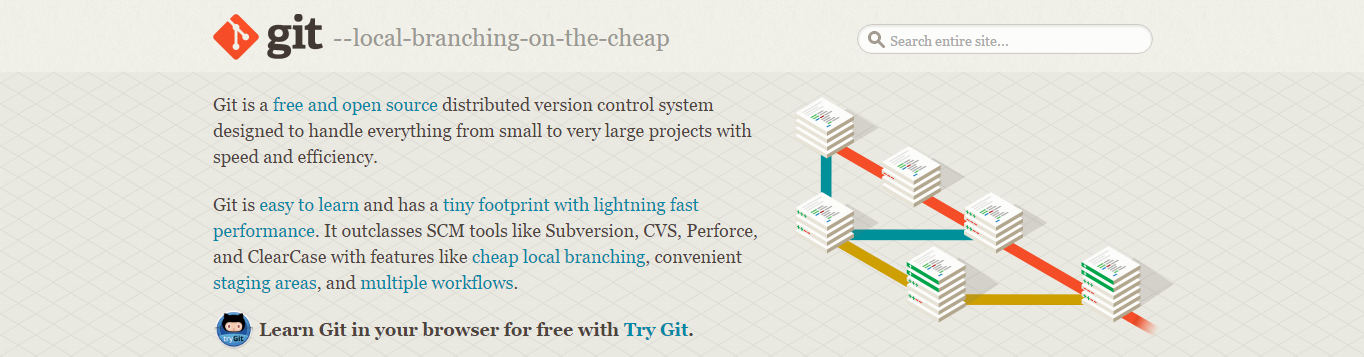 git screenshot of git-scm.com website