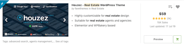 The Houzez WordPress theme