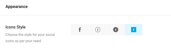Adjust the style of your icons