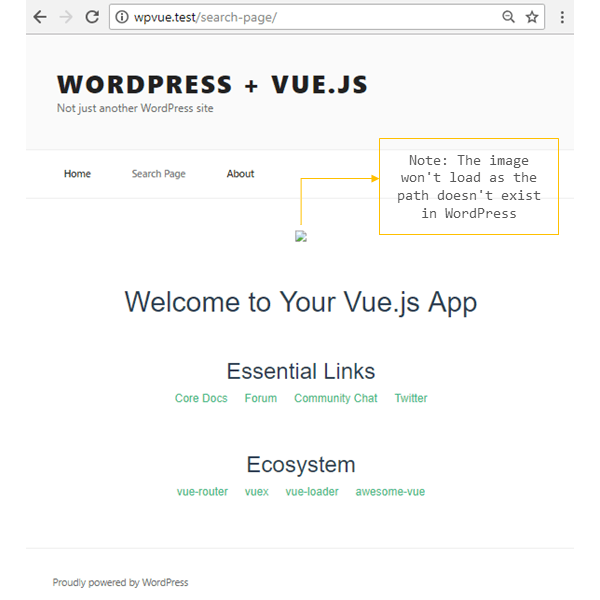 injecting vue in wordpress