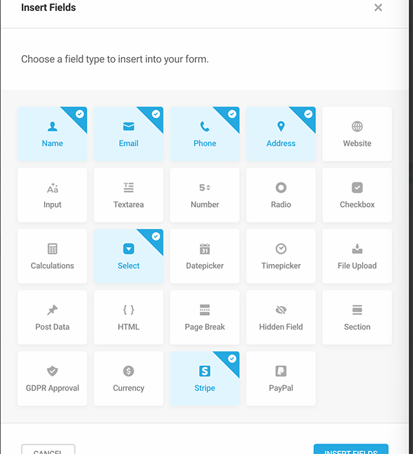 insert-field-options-highlighted-forminator Insert fields options in Forminator.