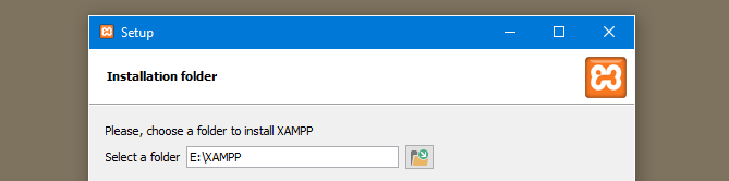 install xampp on the flashdrive