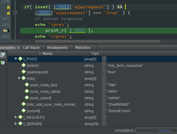 pausing script execution to verify ajax
