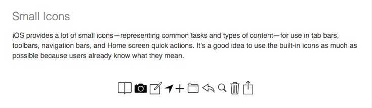 Use graphics and icons that are familiar to your users.