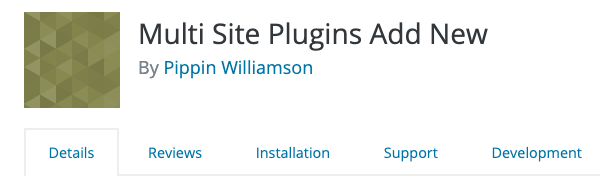 A look at the great plugin, multisite plugins add new