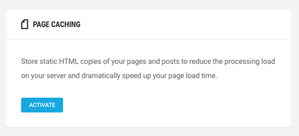 Humming caching activation