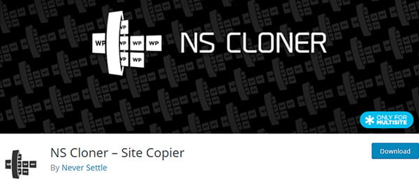 NS Cloner plugin for WordPress to clone Subsites on a Multisite Network