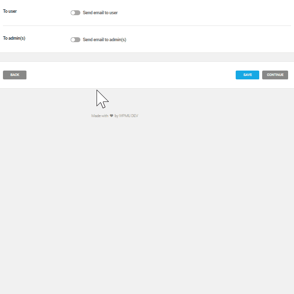 Screencast of how to send a welcome email in Forminator