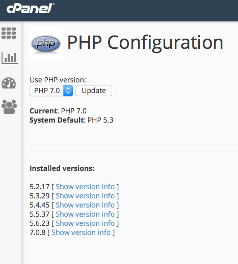 Don't forget to update to the latest version of PHP.
